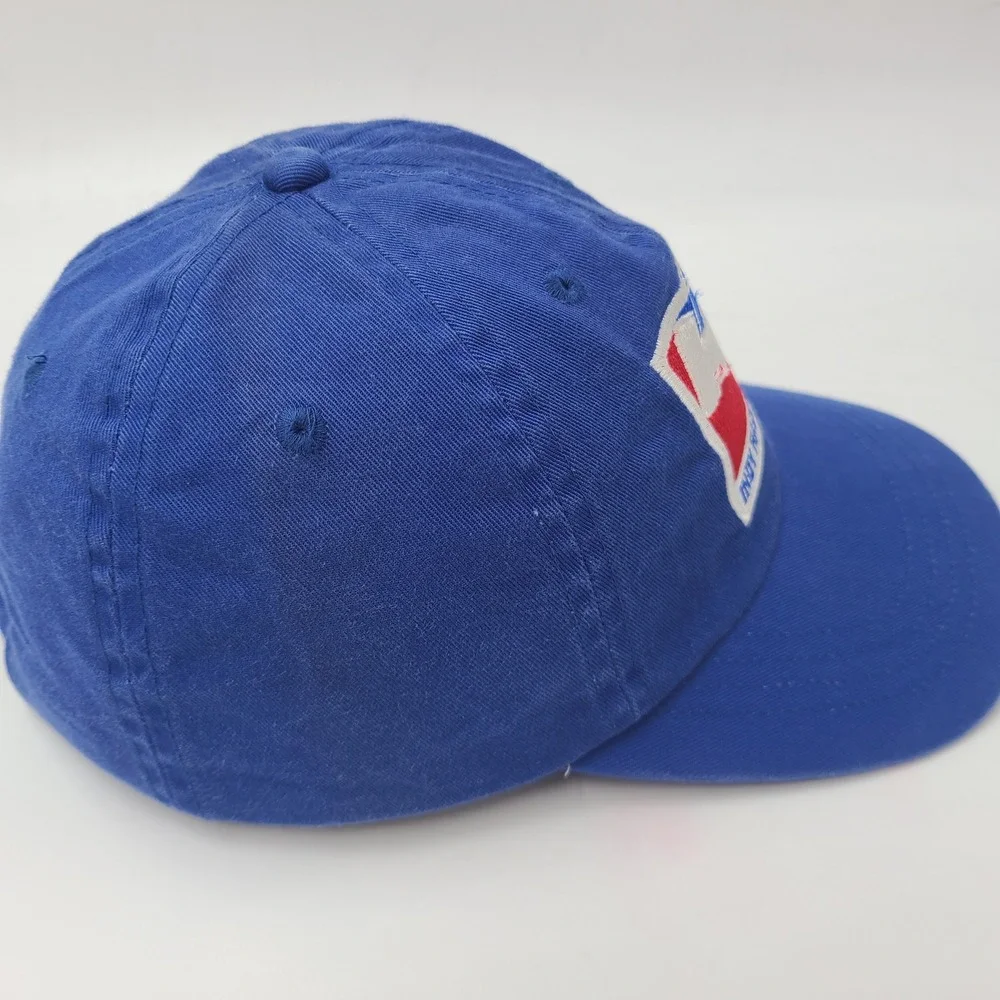 Vintage Indy Racing League Hat Strapback Blue Red White IRL‎ Racing Casual Men